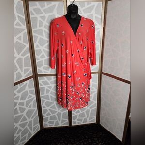 The Limited Floral Wrap Dress | Size 2X